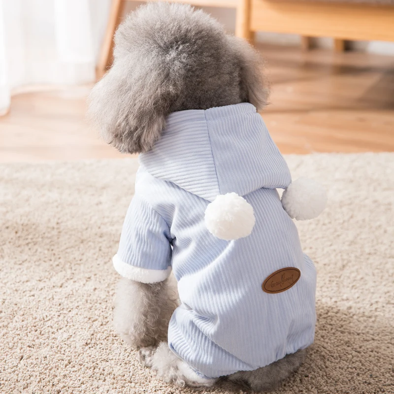 Hipidog Новое поступление Рождественская Одежда для собак с капюшоном флисовое