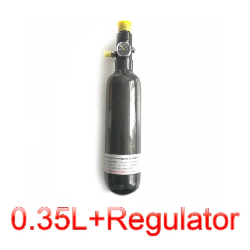 Acecare AC303561 0.35L GB PCP воздушный сжатый пистолет/пневматическая винтовка/Airforce Condor Пейнтбол Танк углеродного волокна цилиндр с регулятором