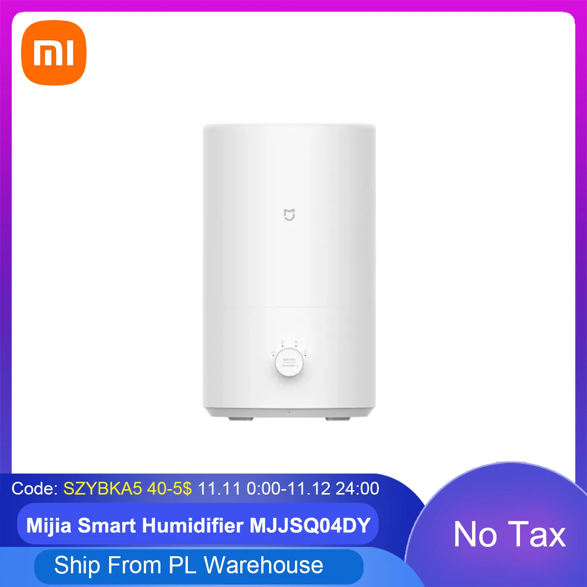 

Xiaomi Mijia Smart Humidifier MJJSQ04DY Home Silent Pregnant Woman Bedroom Desktop Large Fog Volume Office Small Oxygen Bar 4L