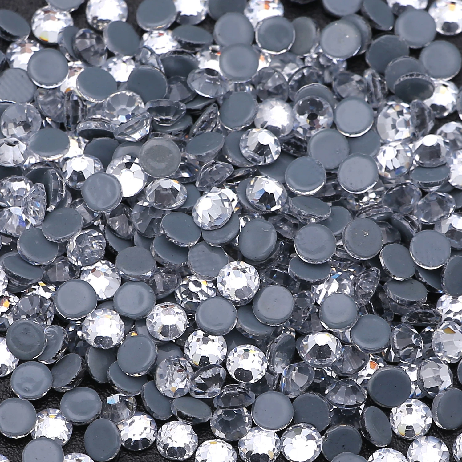 Мульти-Цвет SS3-SS30 с украшением в виде кристаллов Стекло блестящие стразы плоской