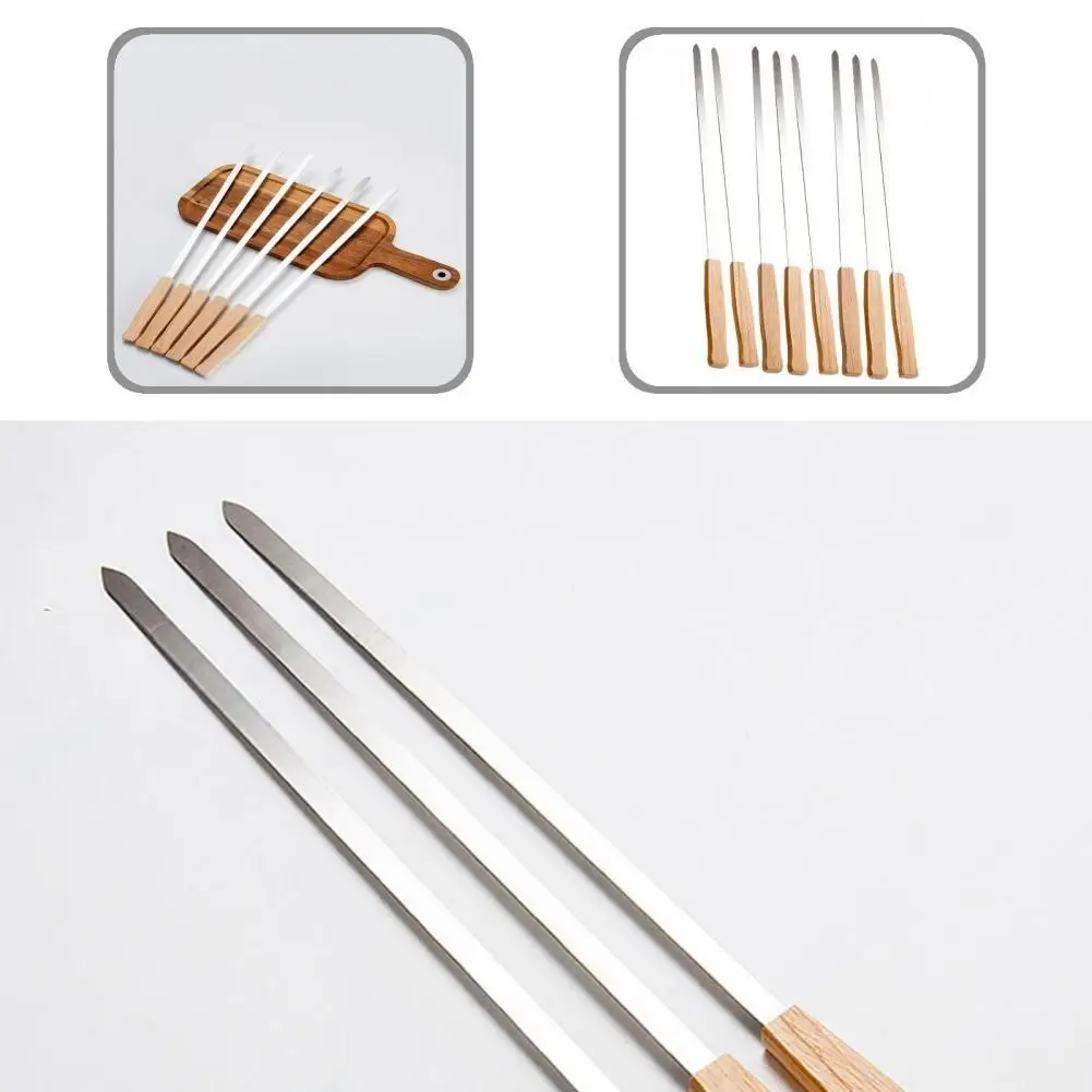 

Long Lasting Portable Long Lasting Rust-Proof Grill Skewer for Camping