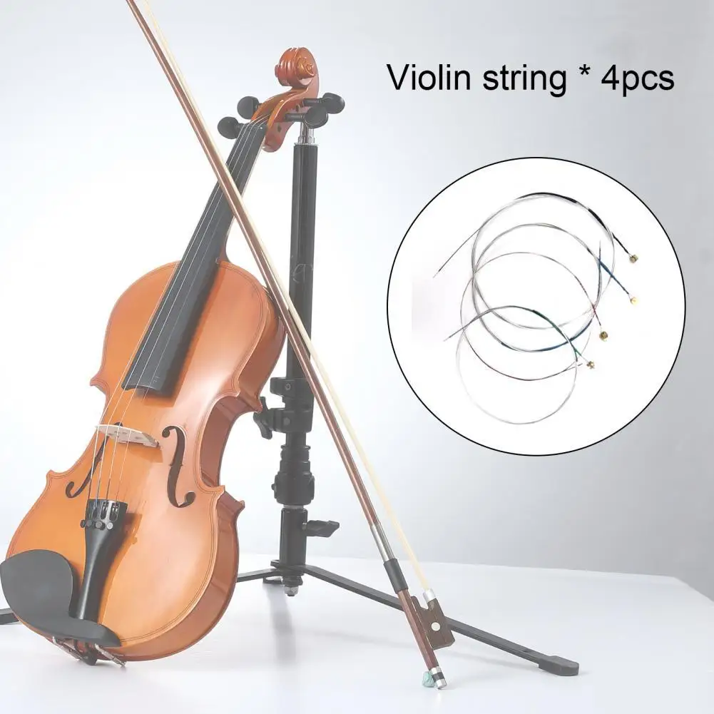 

4 Sizes Metal EADG Full Size Ultra Long Metal Violin String for Instrument