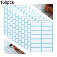 168pcs self adhesive labels blank name number sticker student office stationery