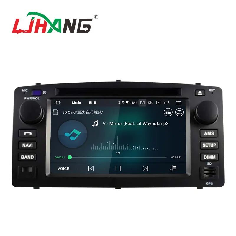 LJHANG автомобильный DVD мультимедийный плеер Android 10 для Toyota Corolla E120 BYD F3 WIFI 2 Din