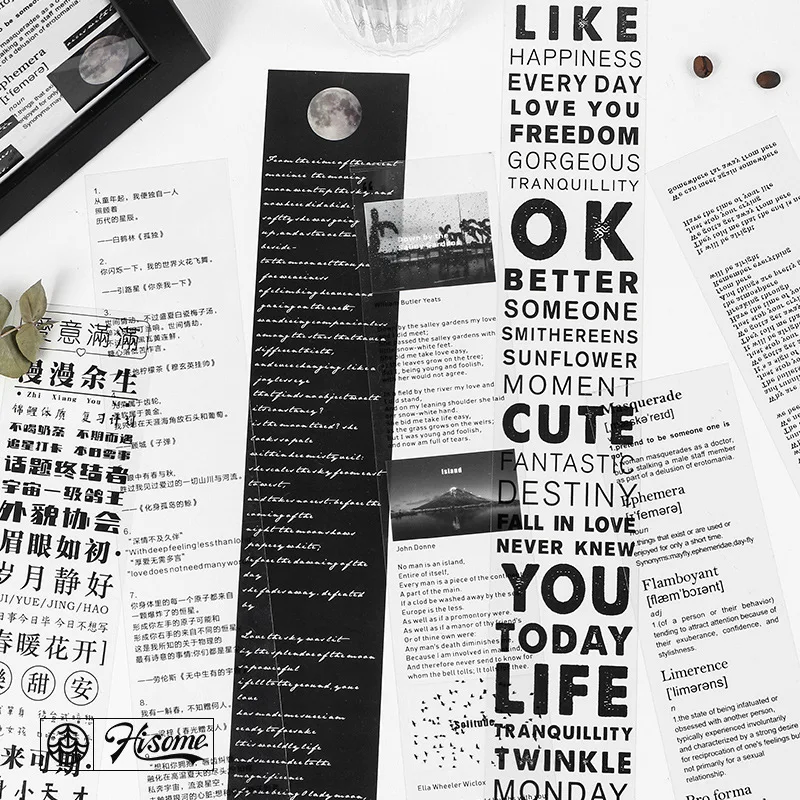 1 рулон винтажной ленты Washi полупрозрачная лента для домашних животных ретро