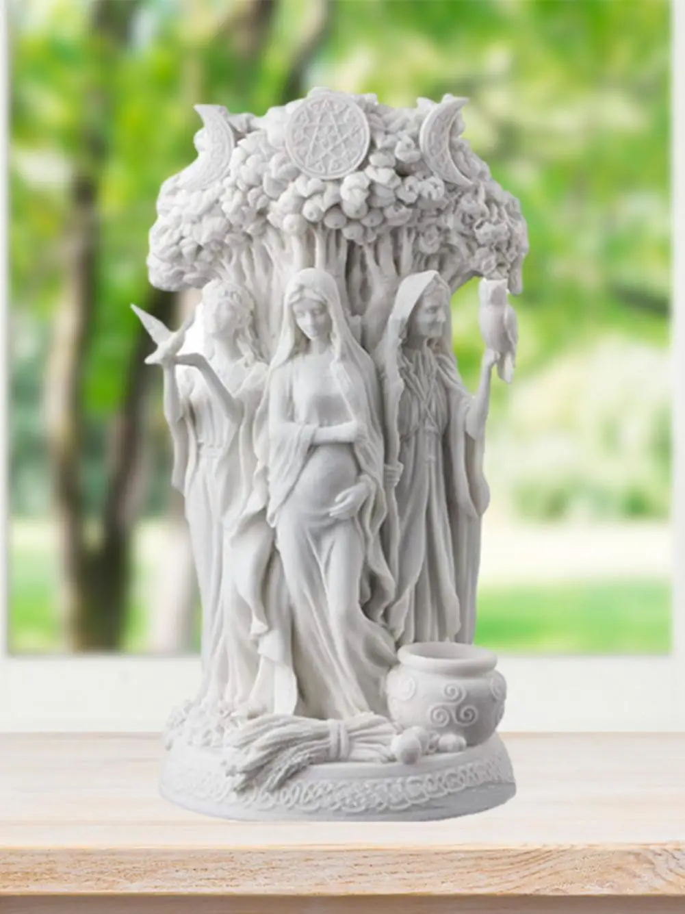 

Resin Statues Danu Irish Triple Goddess Of The Tuatha Finish De Bronze De Statue Decor Jardin Home Accessories Danann Decor H9I0