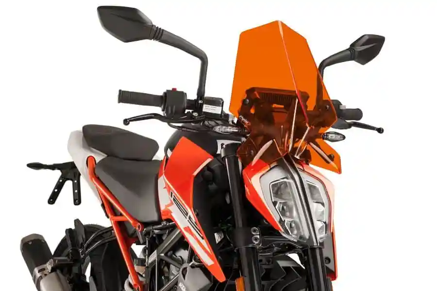 Orange MTKRACING для Duke125 Duke200 Duke250 Duke390 аксессуары для мотоциклов экран обтекатель ветрового стекла - Цвет: Orange