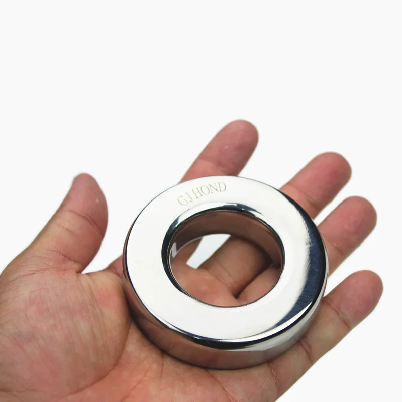 7 размеров мужской мошонку кулон из нержавеющей стали Cockrings тяжелые яички вес