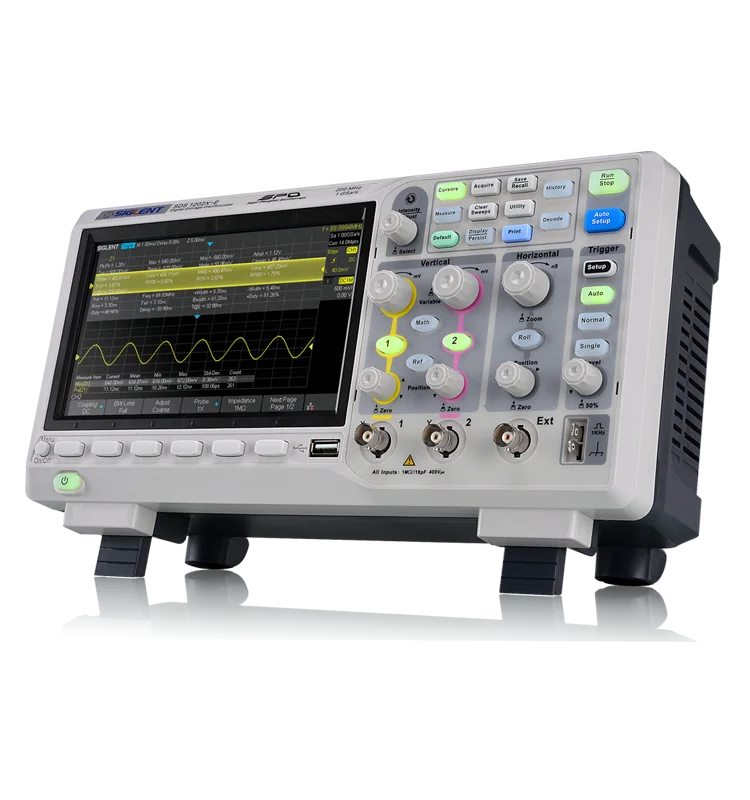 SIGLENT SDS1202X-E DSO 2 Channels digital oscilloscope 200MHz oscilloscopes | Обустройство дома