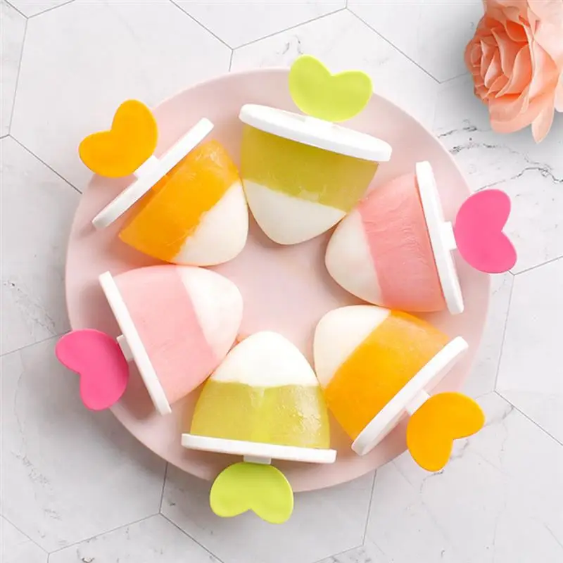 Форма для мороженого 4 вместимости форма приготовления в форме сердца домашнего