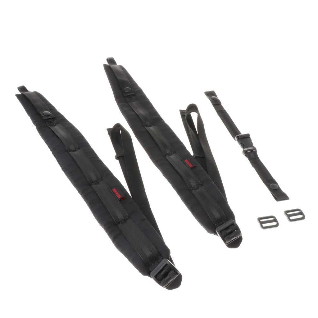 2 шт. регулируемые лямки гармошкой черные Наплечные гармошкой|Аккордеон| |