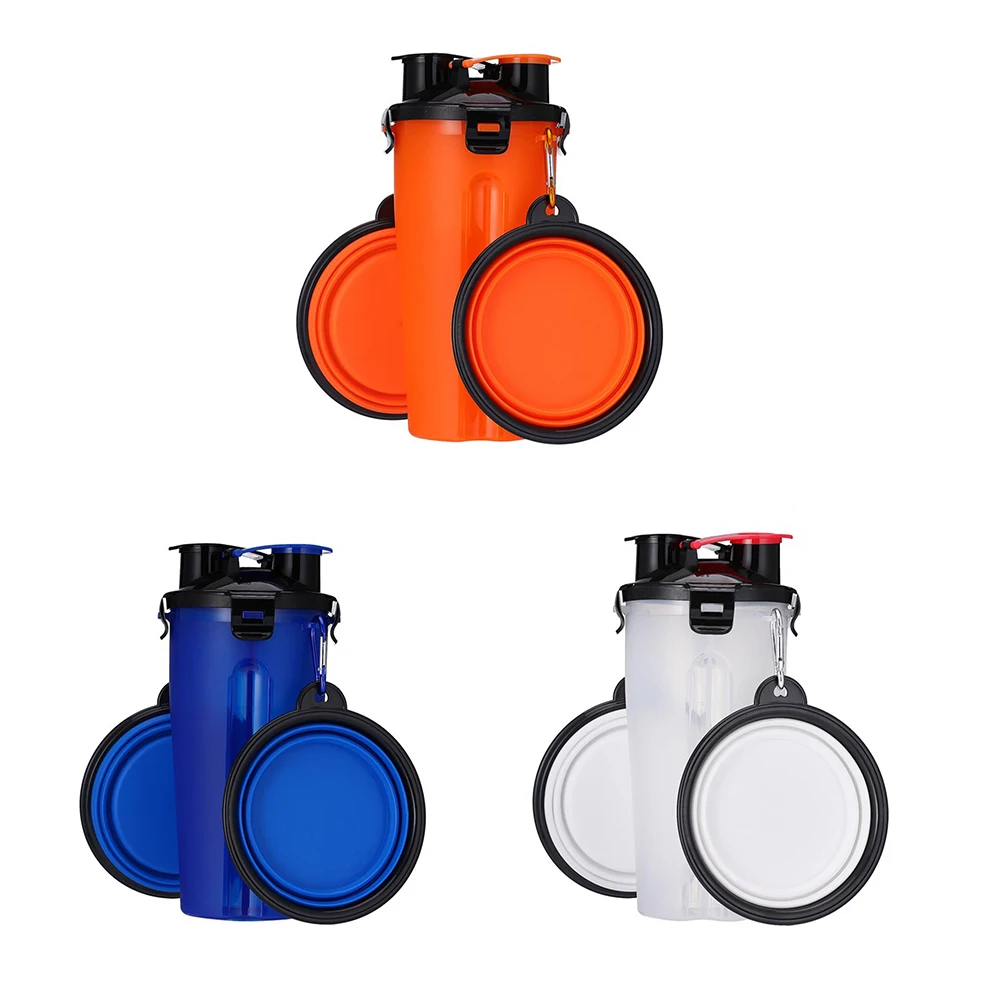 1 шт. складная миска для корма собак портативная дорожная бутылка воды домашних