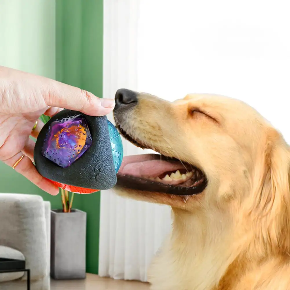 

Interactive Light Up Balls Ball Dog Toy Ball Puppy LED Light Ball Bounce-Activated Sound Make Pet Dog Puppy Play Interactive Toy