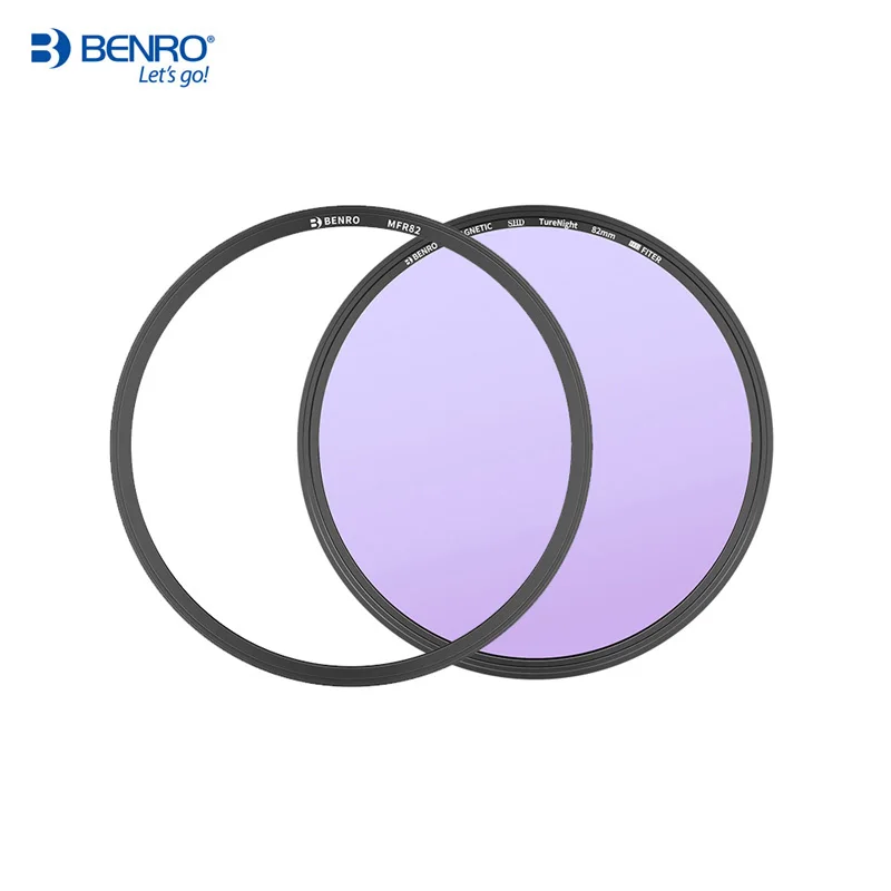 

Benro 82mm Magnetic Circular Neutral Night Filter ( Light Pollution Filter ) With Magnetic Adapter Ring
