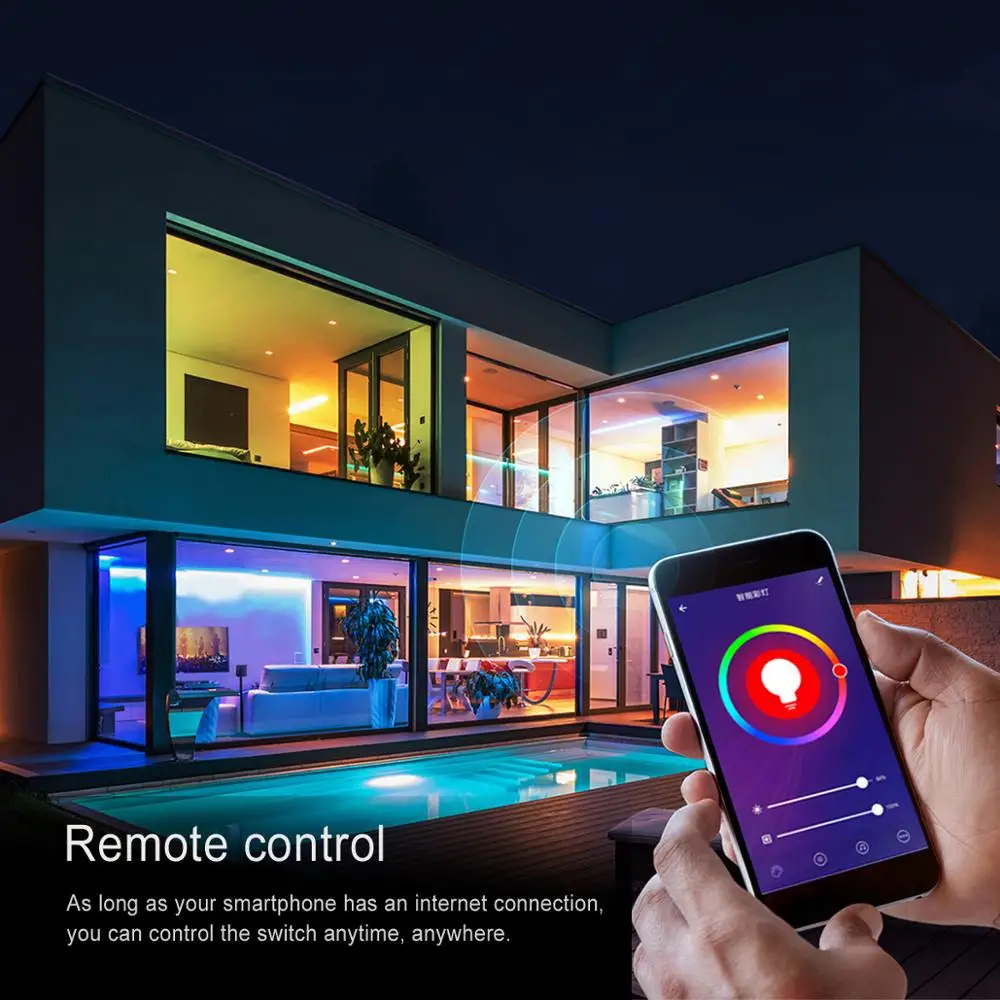 Беспроводной контроллер Wi-Fi Tuya Smart Life 5 в постоянного тока 12 В 24 Bluetooth RGB для умного