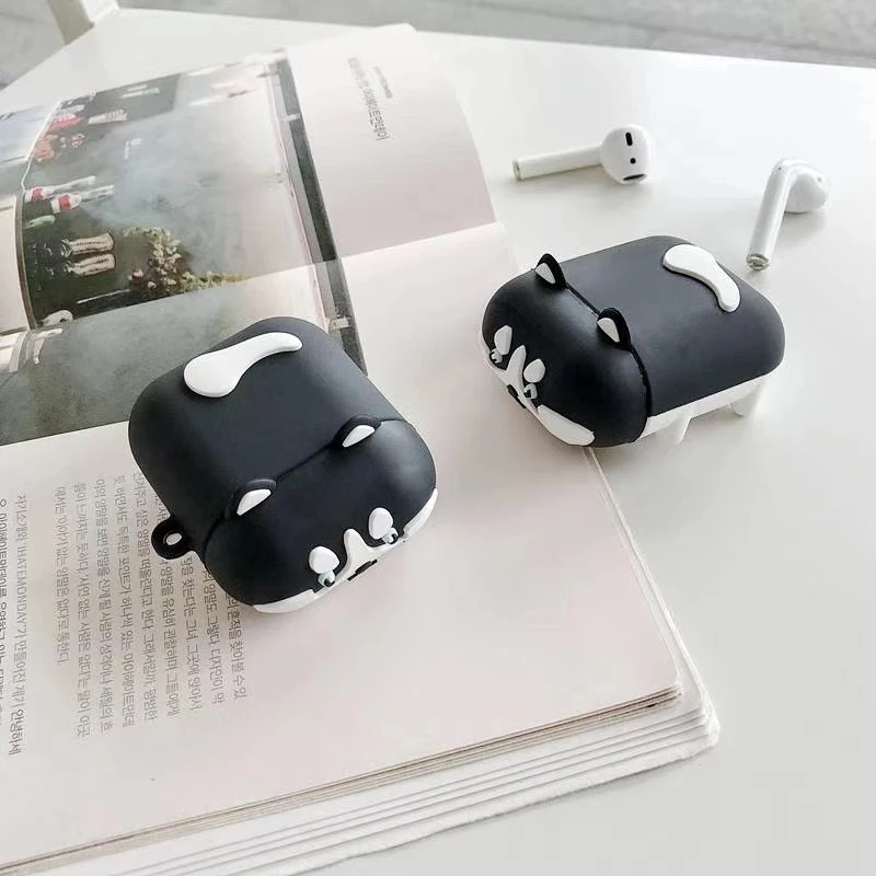 Чехол Huskie Dog для Airpods чехол зарядного бокса беспроводных наушников силиконовый