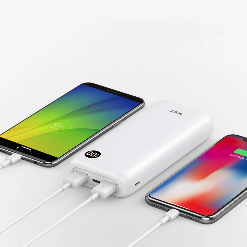Универсальный 20000 мАч Power Bank портативный портативное зарядное устройство Внешняя