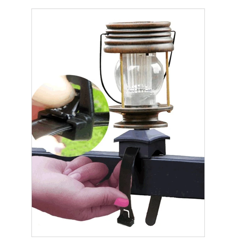 

Multifunctional Solar LED Hanging Lights, Garden Outdoor Channel Lights, Retro Beach Lanterns