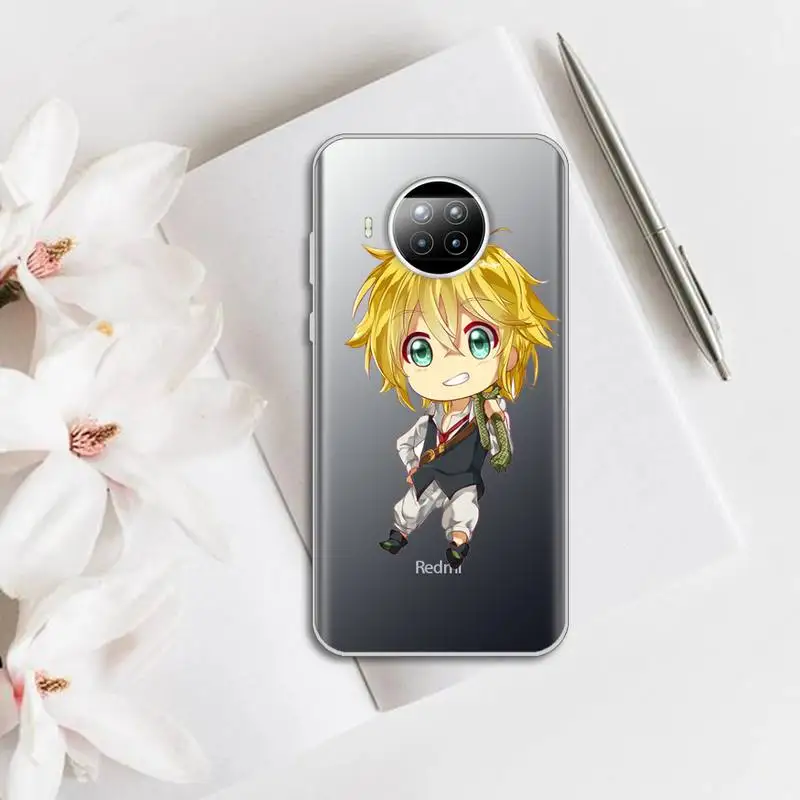 

Seven Deadly Sins hot anime Phone Case Transparent for Xiaomi Redmi note 10 t 8 9 pro lite 11
