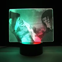 two tone lamp anime colorful brother farewell for kid birthday gift bedroom decor night light manga led table lamp dropshipping
