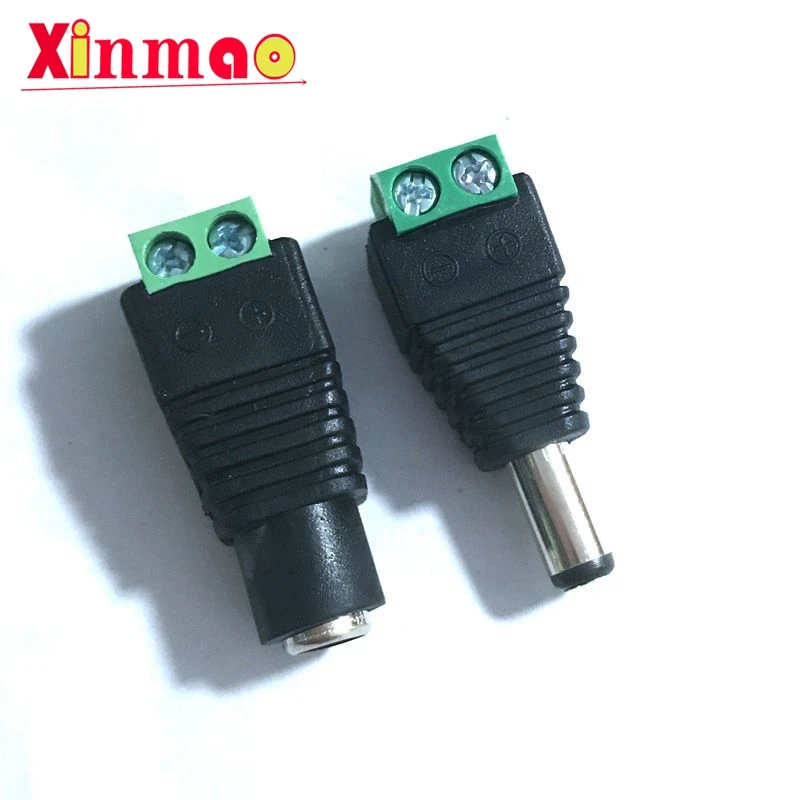 5 Set CCTV Cameras 2.1mm x 5.5mm Female Male DC Power Plug Adapter Jack Connector Socket | Обустройство дома
