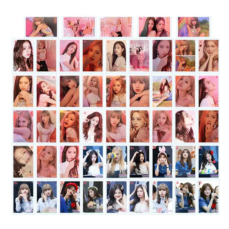 54 шт./компл. Корейский KPOP BLACKPINK альбом фото карты ПВХ карты самодельные LOMO карты Высокое качество фотокарты