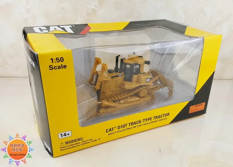 Коллекционная литая под давлением игрушка модель Nors cot 1:50 Cater pillar Cat D10T Гусеничный