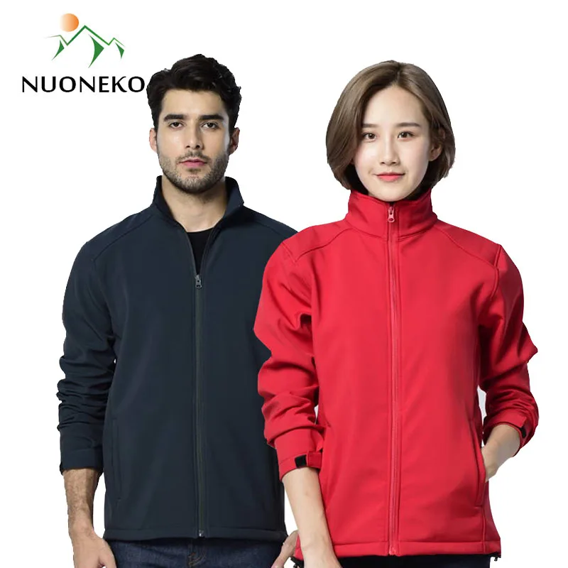 NUONEKO для мужчин и женщин походные флисовые куртки зимние уличные пальто