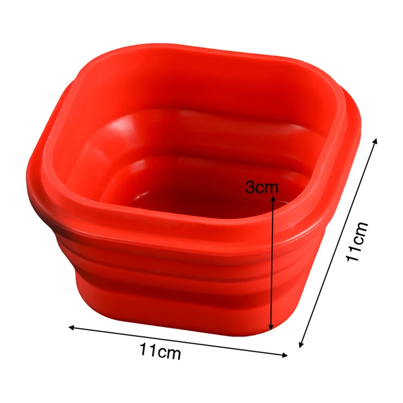 Силиконовый Ланч бокс складной контейнер для еды хранения безопасный