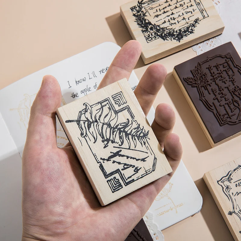 Винтажная английская фраза рамка растения декоративный штамп фотография для