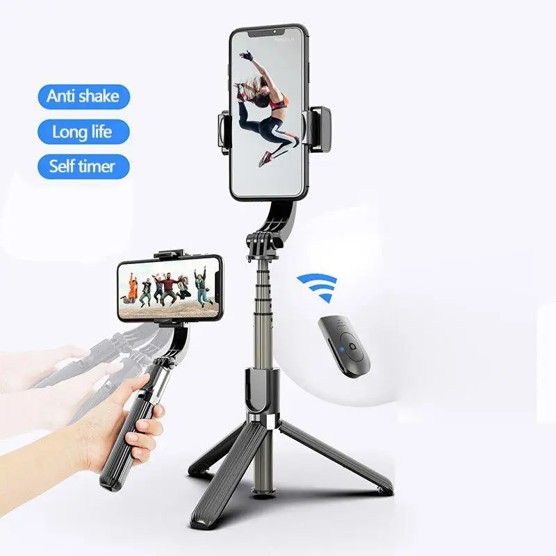 

Bluetooth Selfie Stick Aluminum Alloy Single-axis Stabilizer Multi-function Anti-shake Selfie Stick