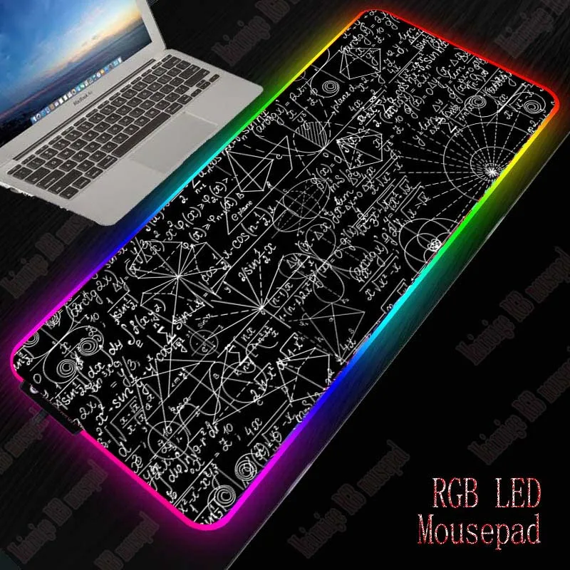 XGZ математических формул большой RGB игровая Мышь геймер клавиатура Pad