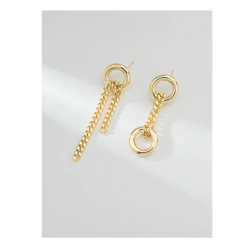 

TOSAKO Drop Earrings for Women Fashion Jewelry Personality Stud Asymmetry Trend