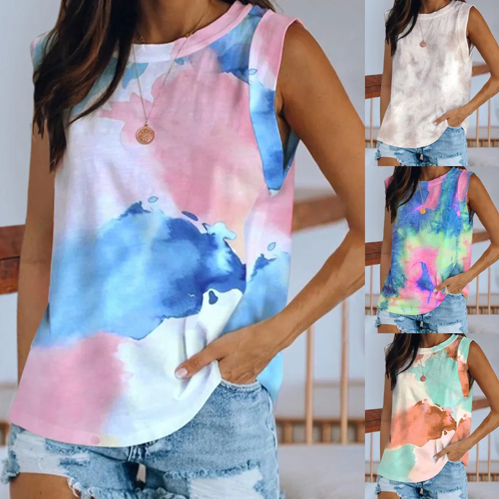 Топ женский трикотажный в рубчик с открытыми плечами и принтом виде галстука A616