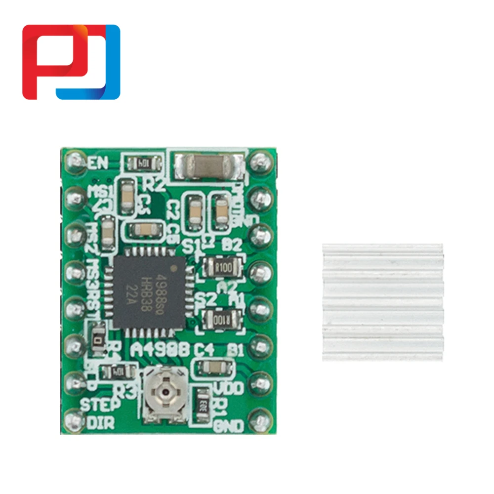 Запчасти для 3D-принтера StepStick A4988 DRV8825 драйвер шагового двигателя с радиатором
