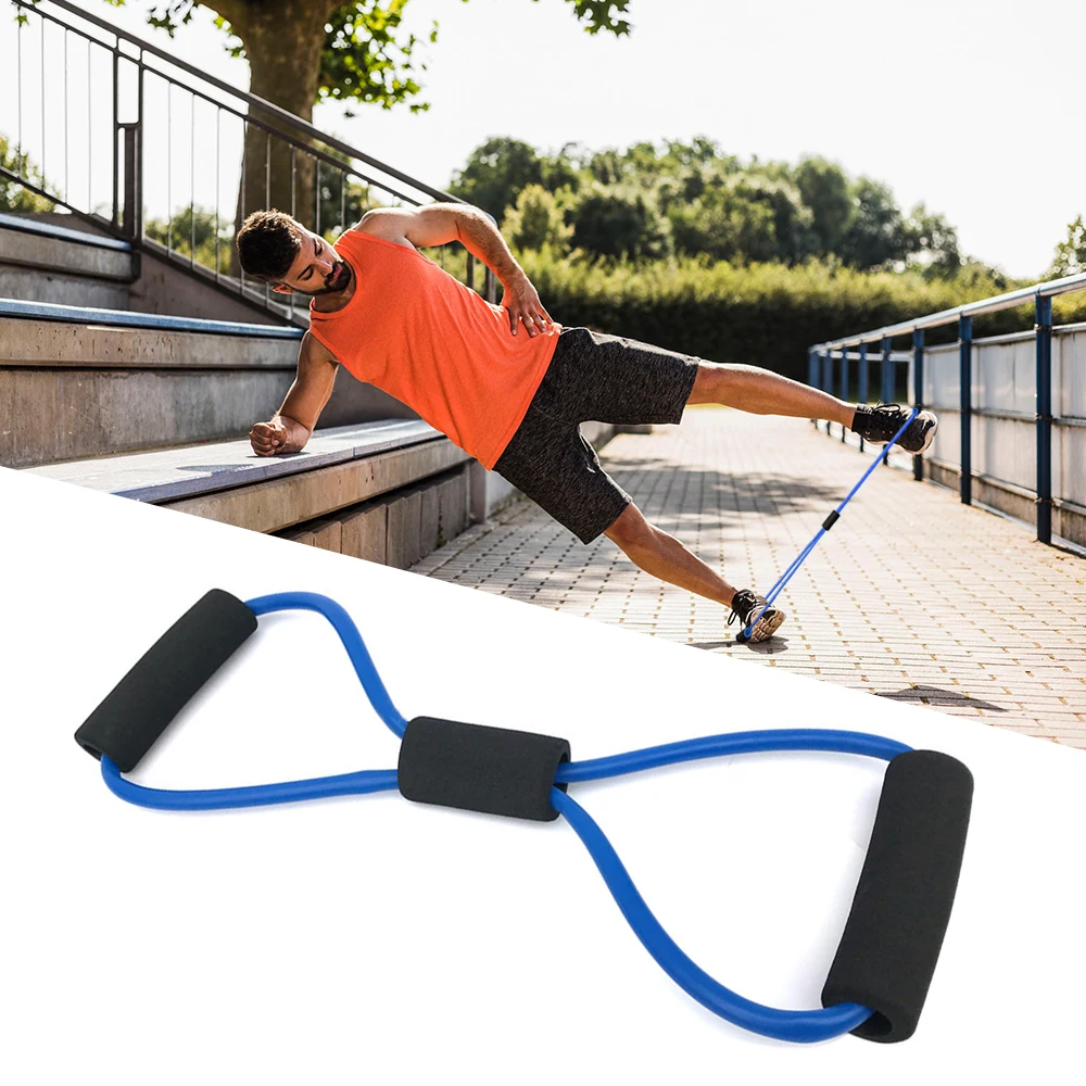 Набор эластичных лент для фитнеса в домашнем тренажерном зале трехколесный