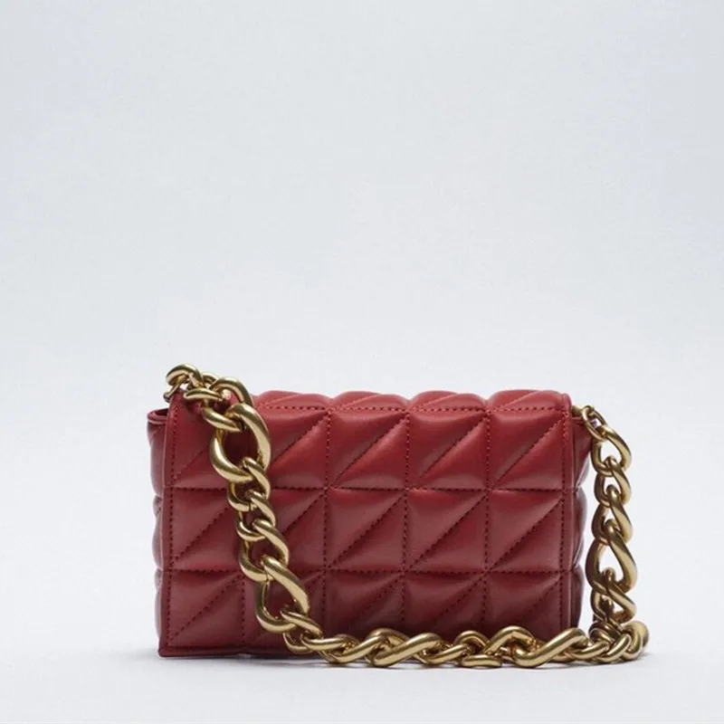 

Bags for Women 2021 New Fashion All-match Lingge Chain Bag Simple Large Capacity Shoulder Bag Purses and Handbags Sac Luxe Femme