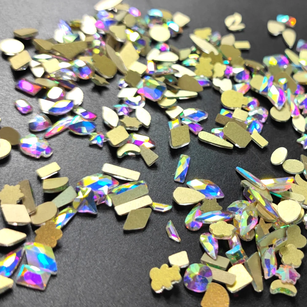 Алмазный страз для ногтей разных цветов 100 шт. | Красота и здоровье