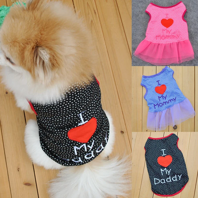 Одежда для маленьких собак модный костюм жилет одежда щенков кошек 2019|Юбочки