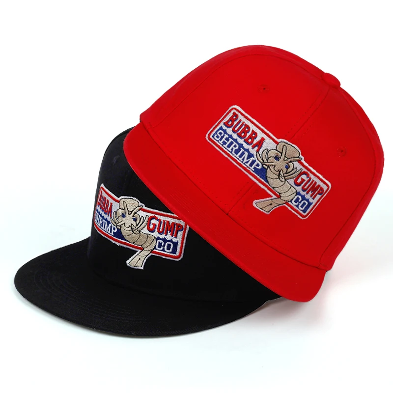 1 шт. 1994 Bubba Gump креветки CO. Snapback шляпа Форрест Gump костюм косплей Бейсболка с вышивкой унисекс летняя кепка регулируемая