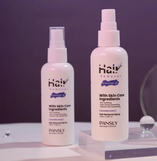 

Lavender Inhibitor Cream Permanent Hair Growth Inhibitor Spray Repair Essence Facial Hair Removal Agent After Hair Removal