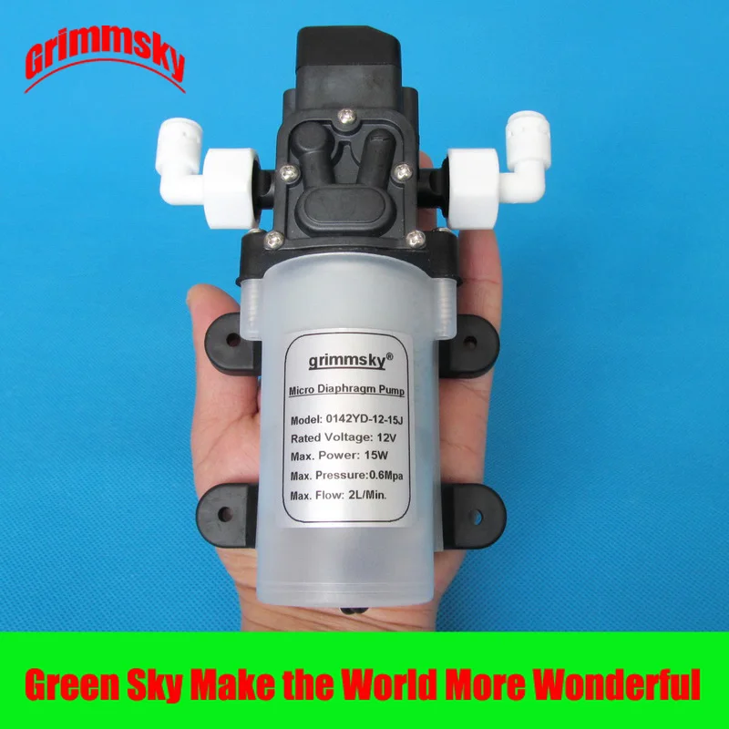 2л/мин 12В 15 Вт очень тихий очиститель воды Система фильтра под давлением бустер