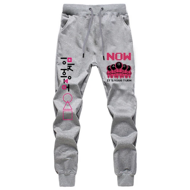 

Брюки спортивные на шнурке для мужчин и женщин, повседневные штаны для игры в кпоп-кальмар, длинные брюки, брюки-карандаш, джоггеры