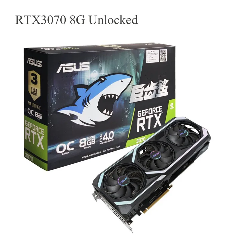 

Video mining card card rtx3070 8gb unlocked 256bit gddr6 nvidia geforce BTC eth mineral graphics CARDS on gxt2060 3080gpu