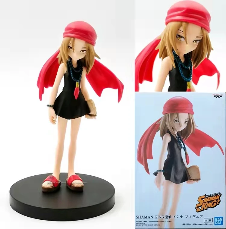 

In Stock Original Banpresto Shaman King Yoh Anna Kyoyama Action Figure Kid Model Toys Anime Figurals Brinquedos