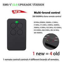 smgv15 0 remote garage 433 92mhz command clone multi frequency 280 900mhz rolling code door opener remote control transmitter