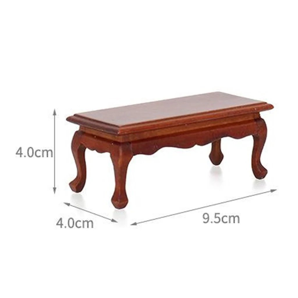 1/12 Dollhouse Miniature Table Chair Cabinet Wooden Furniture Set (Wood Color) | Игрушки и хобби