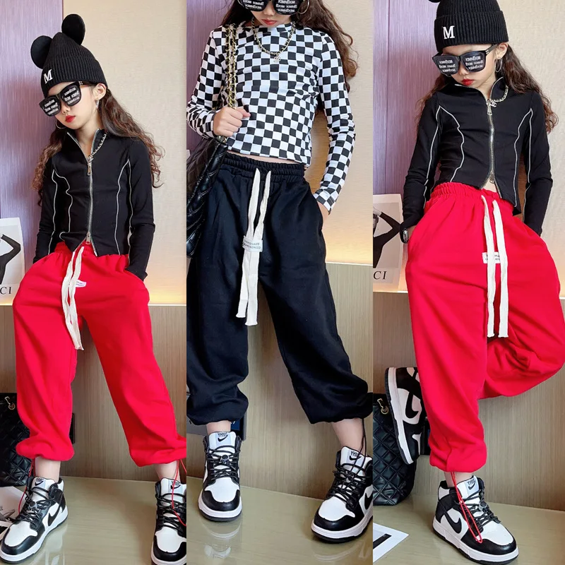 

Girls pants loose, casual pants 2021 autumn new big virgin