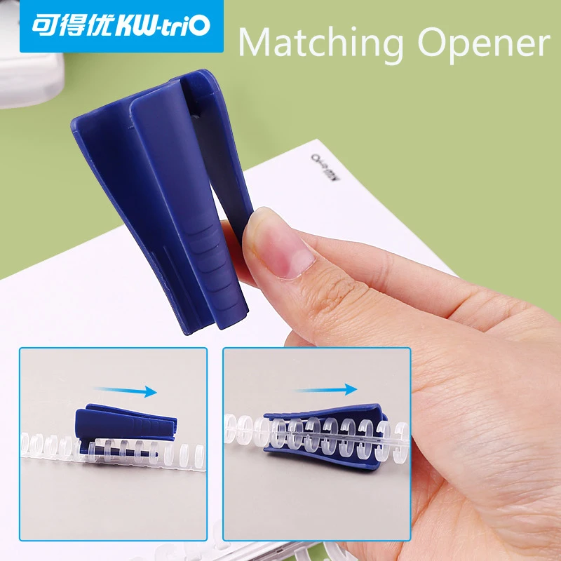 30 отверстий пластмассовые Спиральные кольца для A4 A5 A6 канцелярские