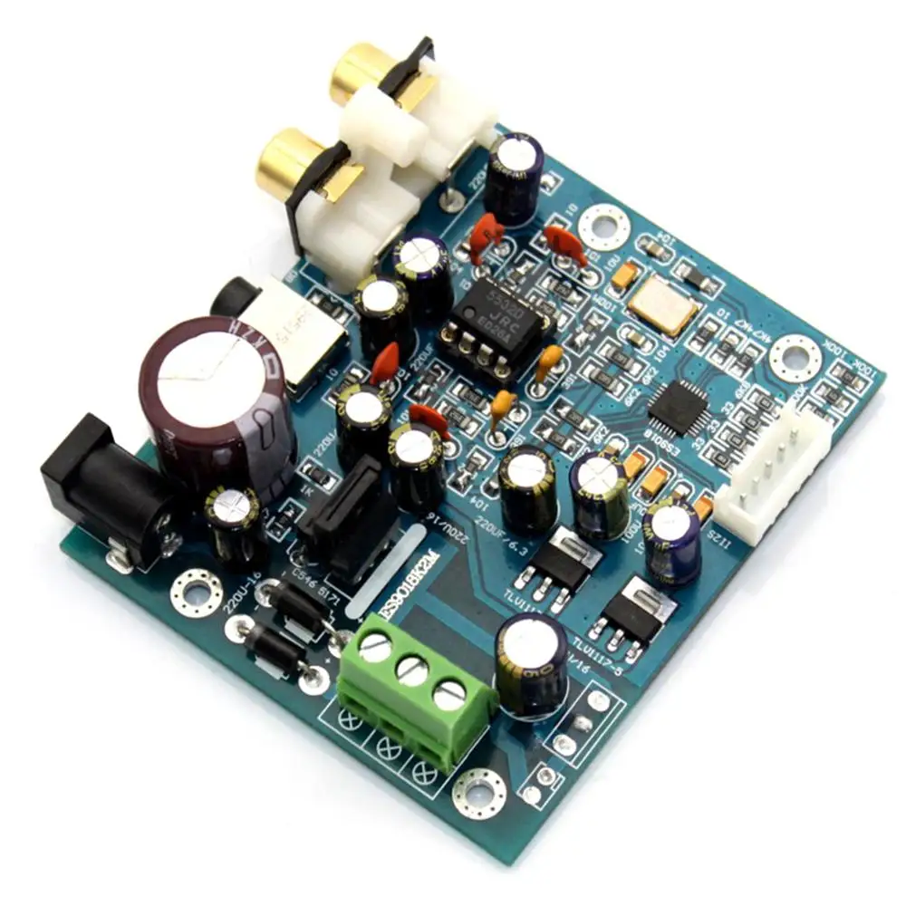 

ES9018K2M ES9018 I2S Input Decoder Board w/NE5532 op Amp
